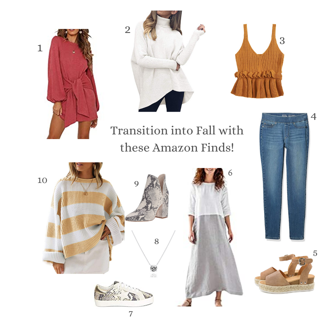 transition into fall with these amazon finds