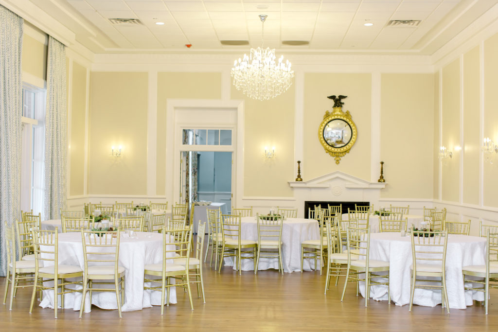 reception space at the green valley country club