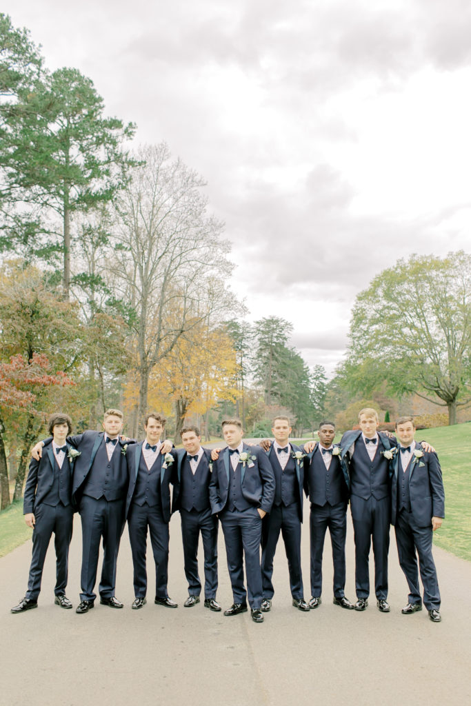 groom and groomsmen group photo