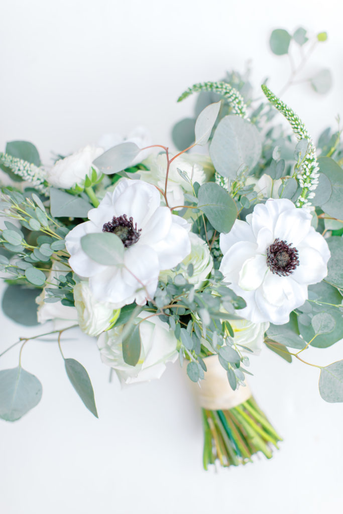 flowers flat lay for a micro wedding in Jacksonville, Florida | Photo by Mary Catherine Echols