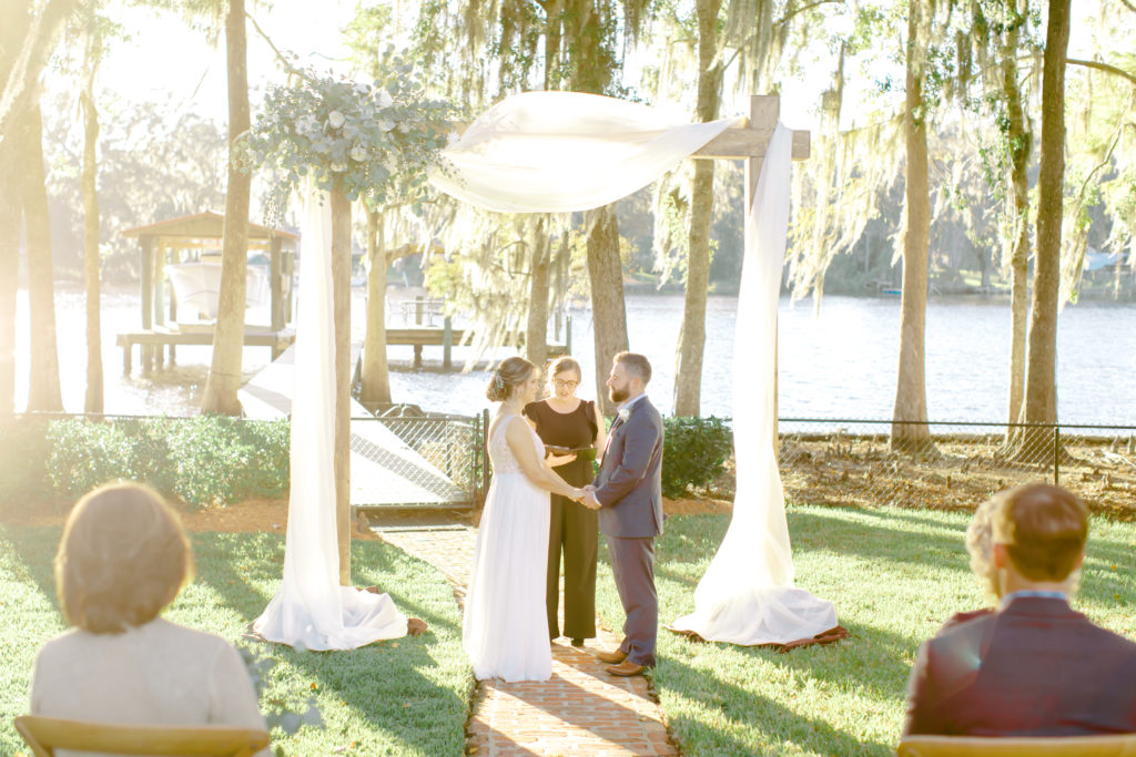 Bride and Groom Micro Wedding | Jacksonville, Wedding Photographer | Photo by Mary Catherine Echols