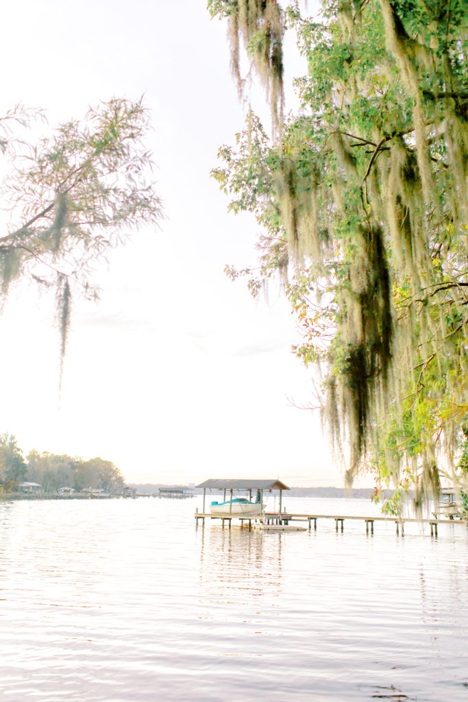 Shot of a dock on the St Johns river | Jacksonville Wedding Photographer | Photo by Mary Catherine Echols