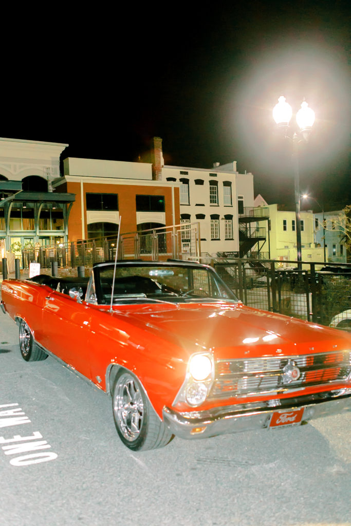 red convertible getaway car  | photo by mary catherine echols, a jacksonville florida based photographer