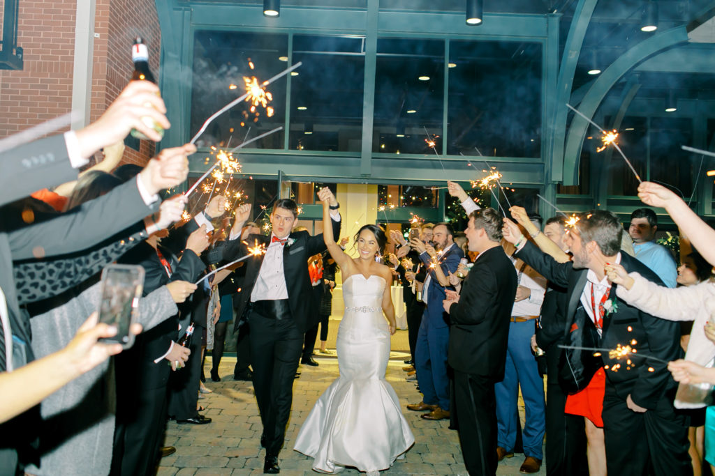 sparkler send off from reception  | photo by mary catherine echols, a jacksonville florida based photographer