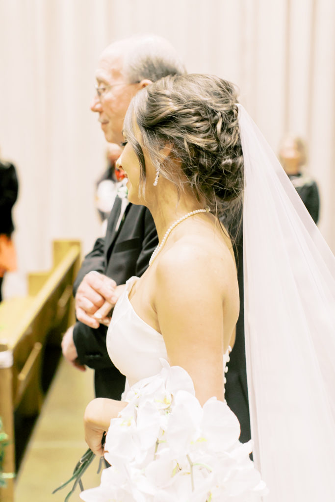 grandfather walking bride down the aisle  | photo by mary catherine echols, a jacksonville florida based photographer