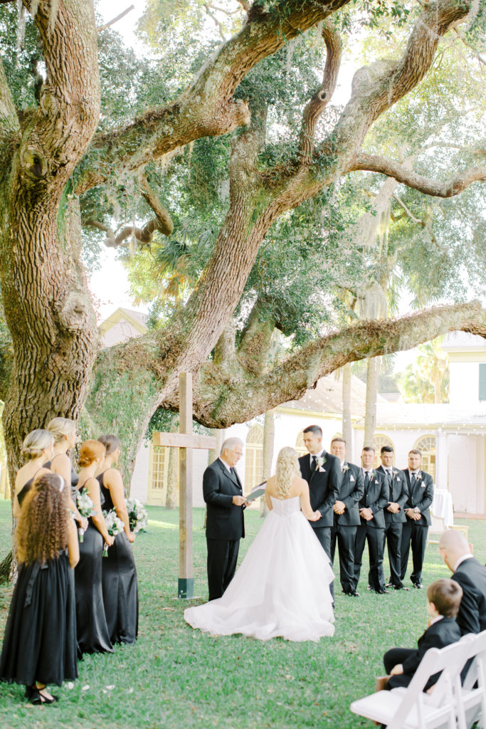 bride and groom exchanging vows | photo by Mary Catherine Echols, a Jacksonville based wedding photographer